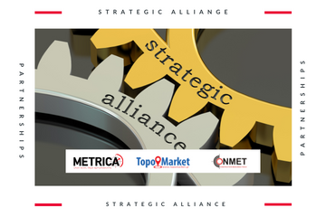 Στρατηγική συνεργασία μεταξύ METRICA, Topomarket & CON.ME.T
