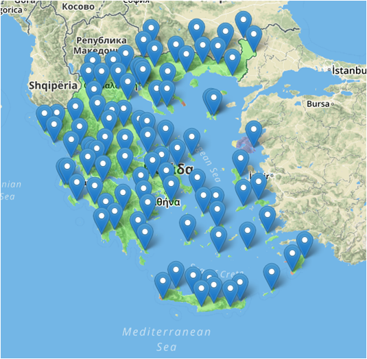 Κάλυψη δικτύου GNSS - HxGN SmartNet Greece